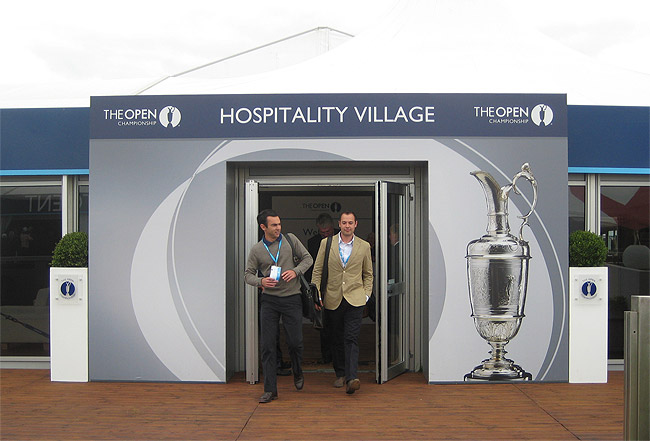 Hospitality Village, Open Championship, Royal St George’s