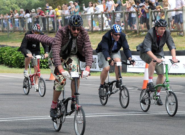 Brompton World Championships at the Orbital Cycling Festival